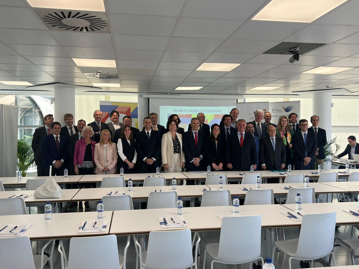 grupotecnitasa's tweet photo. 🔺Hoy nuestro presidente José María Basañez, también presidente de #ATASA, ha participado en el evento "20 años de la orden ECO/805/2003" organizado por la Asociación.

¡Gracias a los profesionales participantes y a todos los asistentes! https://t.co/TeCTJcz0N2