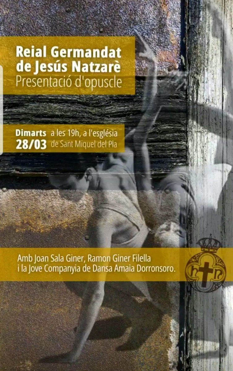 JoanSalaGiner's tweet photo. Sembla que avui al vespre conduiré l'acte de presentació de l'opuscle dels @natzarens.
Molt content i amb moltes ganes d'estar a l'alçada dels qui veritablement han fet una feinada de por els darrers mesos. https://t.co/5exJ4X0pj1