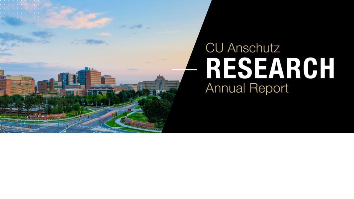 Thomas Flaig (@tomflaigmd) on Twitter photo Proud to share our first <a href="/CUAnschutz/">CU Anschutz Medical Campus</a> Research Annual Report. Over the past year, our researchers have collaborated across campus institutions, medical specialties and communities to advance a multitude of groundbreaking new discoveries. Take a look!
research.cuanschutz.edu/university-res… Proud to share our first <a href="/CUAnschutz/">CU Anschutz Medical Campus</a> Research Annual Report. Over the past year, our researchers have collaborated across campus institutions, medical specialties and communities to advance a multitude of groundbreaking new discoveries. Take a look!
research.cuanschutz.edu/university-res…