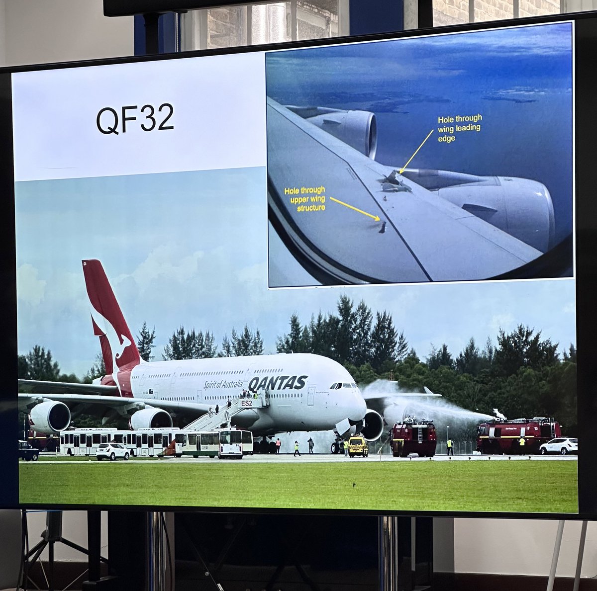 DrStevenKinnear's tweet photo. No modern CRM teaching is complete without the example of QF32. Delivered by Prof Dave Newman, ex Australian Airforce. @RichardDeCrep
#HumanFactors #threatanderrormanagement #crewresourcemanagement #aviationmedicine #avmed https://t.co/GPIe44sKIB