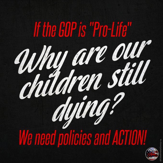 LqLana's tweet image. Republicans: Ban abortions, stop killing kids!

Republicans: Ban Drag events, they are hurting kids!

Republicans: Ban CRT, it’s teaching kids to hate!

Republicans after kids are slaughtered: There’s nothing we can do but offer thoughts prayers, and more guns. #Fresh