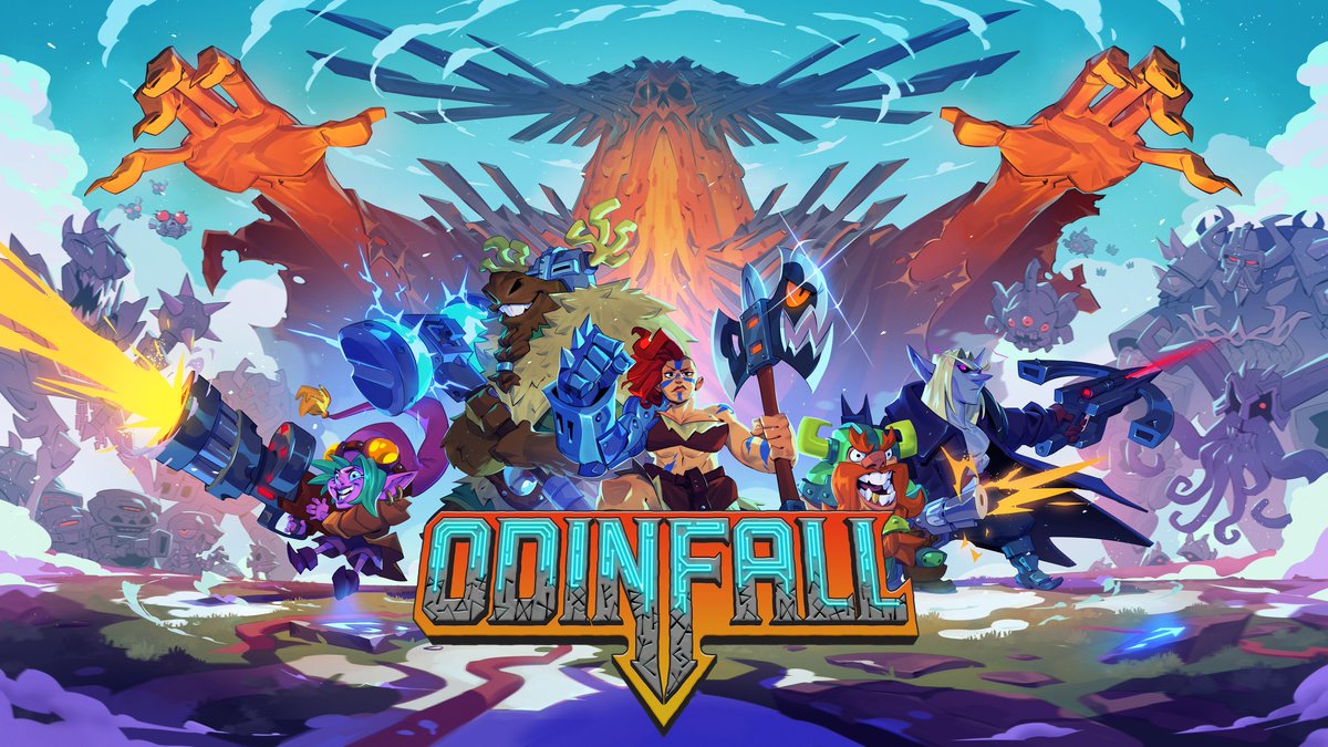 OdinfallGame's tweet image. Absolutely MASSIVE shout out to @MaxGrecke for this incredible artwork and to @OHCWebDesign for the awesome logo. It&apos;s all freakin&apos; RAD!🔥