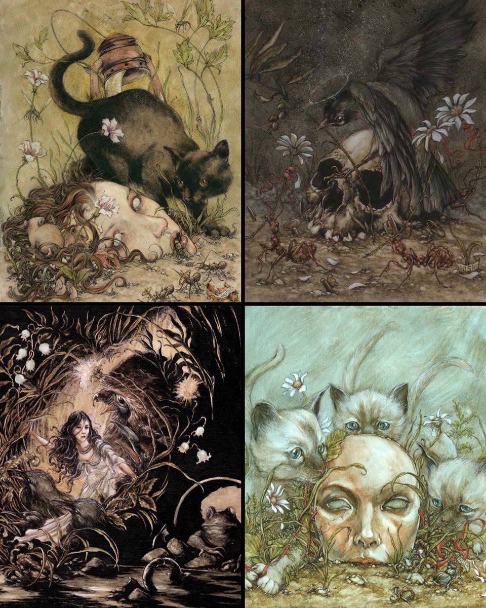 The dark fantasy art of Jeremy Hush 

#GothicSpring