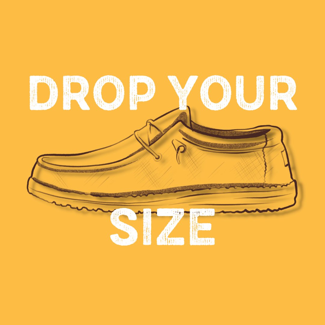 HeyDudeShoes's tweet image. Who wants a new pair of shoes?