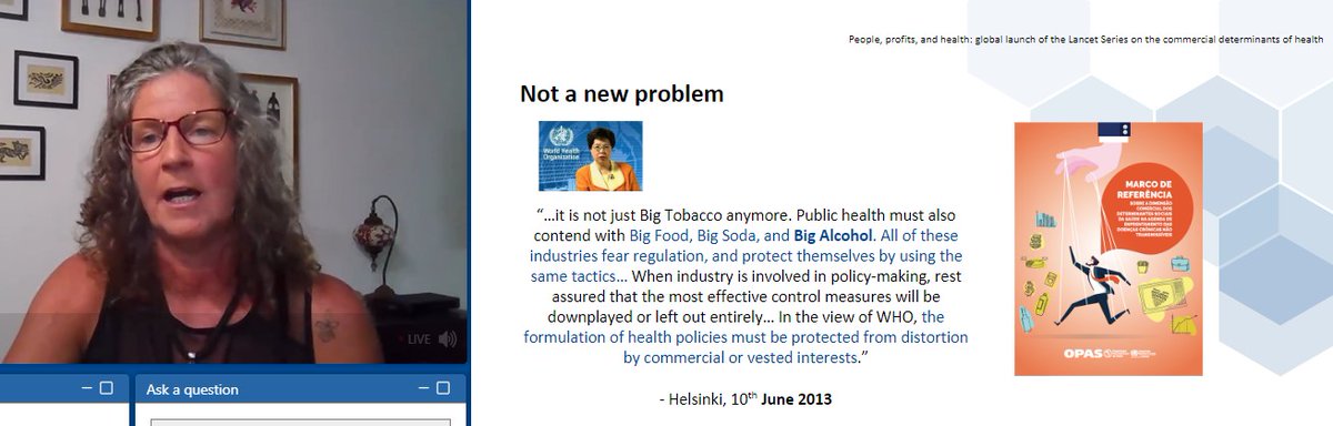 WPHNA's tweet photo. ¡Is not a new problem!
@johnspaula tells us why The Lancet Series helps to see the problem of NCDs as something structural and requires solutions to regulate the commercial sector. @TheLancet #DCoH https://t.co/NX32A52dqG