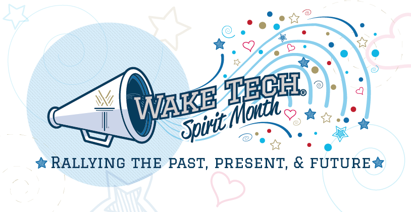 April is Wake Tech Spirit Month! Kick it off at the <a href="/waketechbsb/">Wake Tech Baseball</a> baseball game at 12 p.m. April 2 at Ting Stadium in Holly Springs. Cheer on the team, get a Wake Tech pennant, and enjoy the perfect combination of popcorn, peanuts, and Cracker Jack -- while supplies last! ⚾🥜🍿