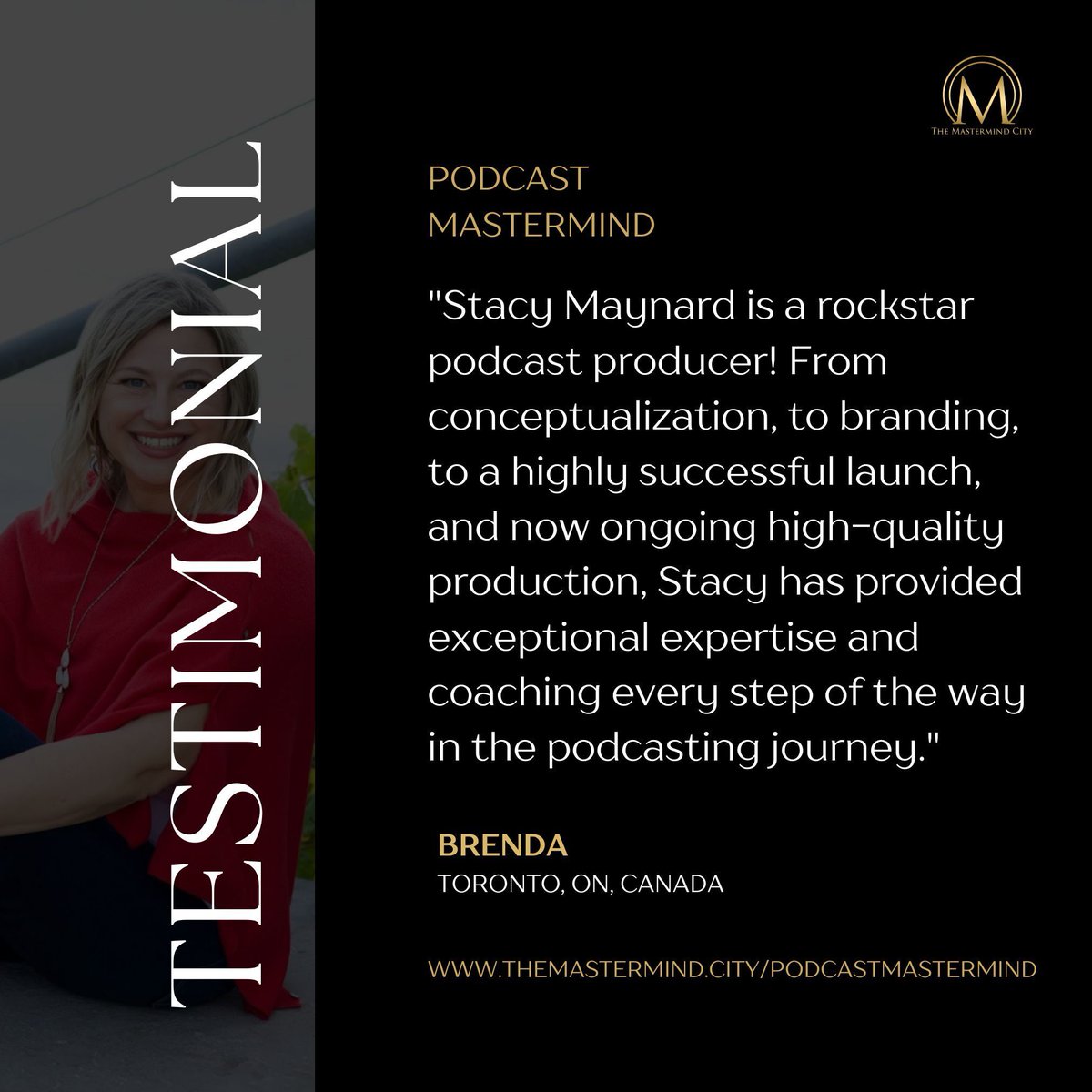 "Stacy has been a true partner in the creation of the She Flourishes podcast, with her commitment and guidance resulting in the show launching into the Top 10 in Education the first week it aired!"

Book a call with me to learn more. tidycal.com/stacymaynard/m…
