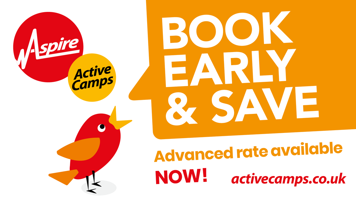 📣 Attention 📣

Our advanced rate offer expires at 5pm tomorrow! ⚠️

Book now to secure your place at a discounted rate ⬇️
hubs.ly/Q01Jl97v0

#ActiveCamps #HolidayActivites