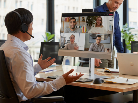 The new #HP EliteOne All-In-One PC combines a redesigned desktop with the power and capabilities of HP Presence collaboration technology - with enterprise-level protection and management.  imptr.io/7he7 #BestForBusiness