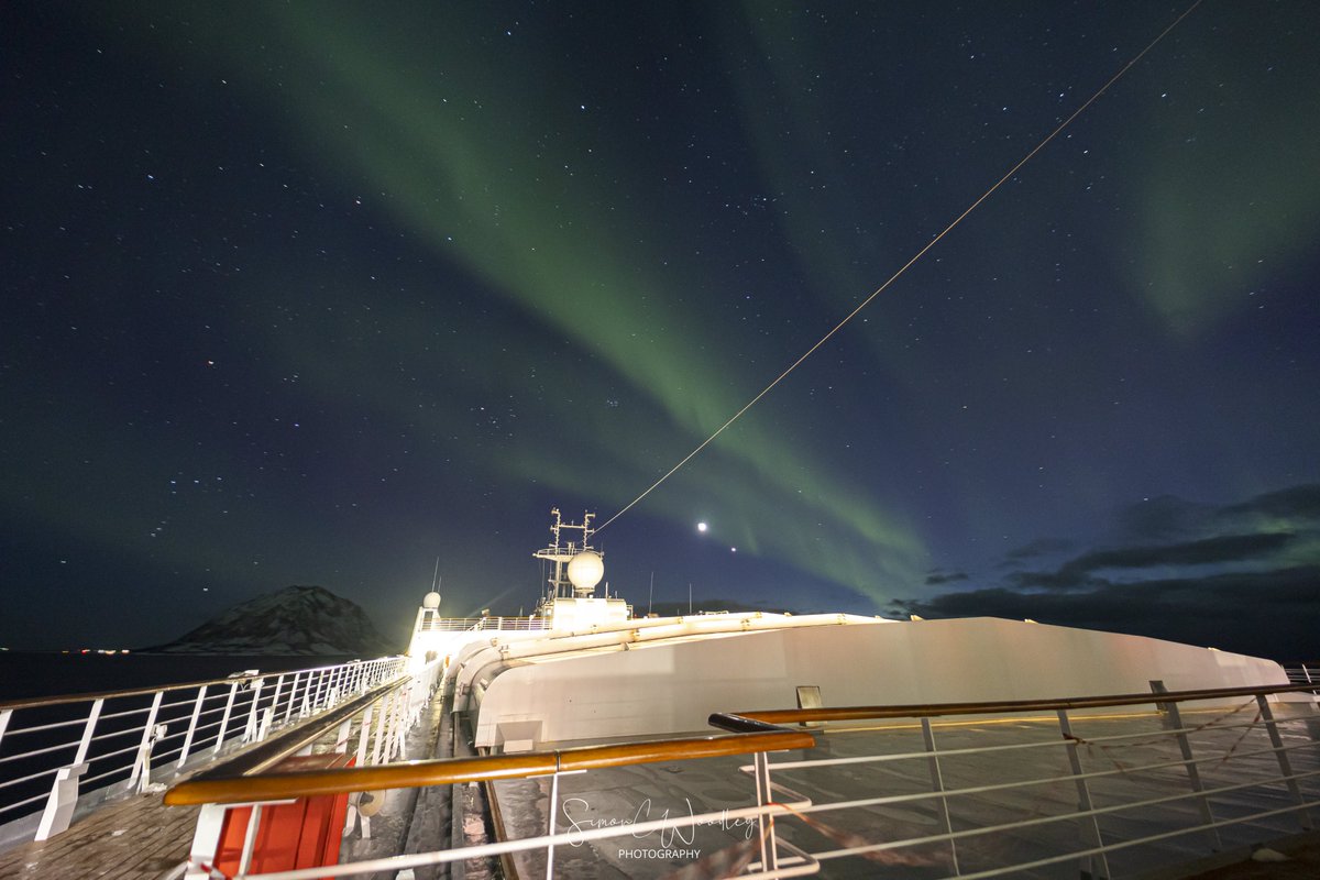 'Bolette Lights' Watching the Northern Lights on @FredOlsenCruise #Bolette @StormHour @ThePhotoHour #aurora #Norway