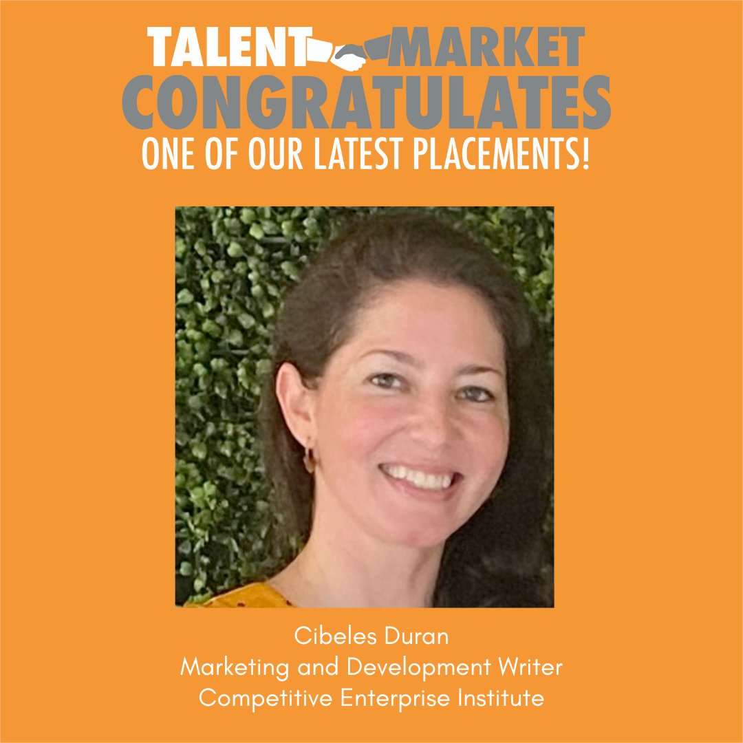 TalentMarket's tweet image. 🎉Congratulations to recent Talent Market placement, Cibeles Duran, for joining @ceidotorg as their new Marketing and Development Writer!🎉
#talentmarketplacement #libertyjob #developmentjob #DCjob
