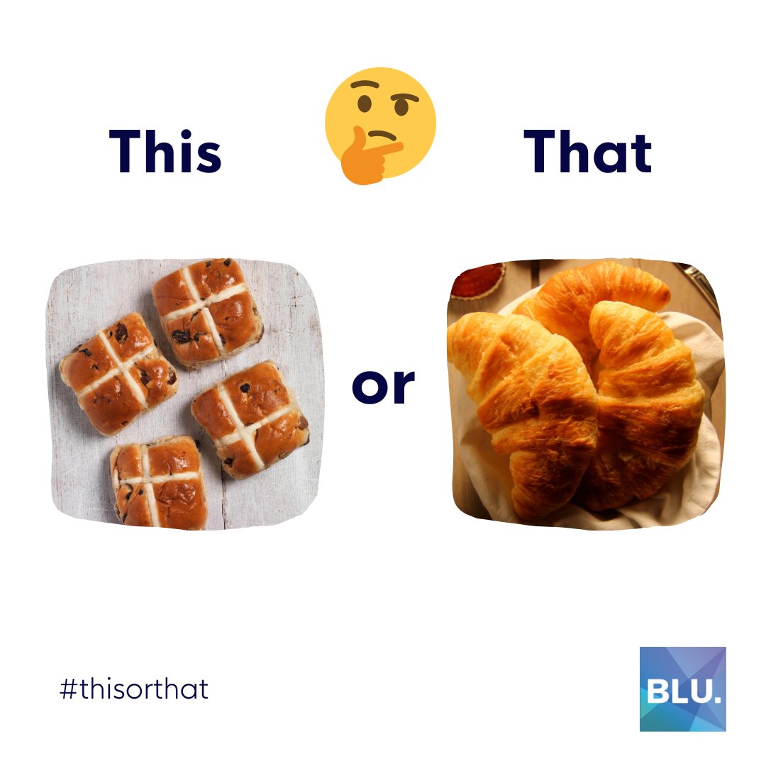 BluDigitalLife's tweet photo. Hot Cross Buns or Crossiants? ๐ฅ๐
#thisorthat
#crossiants
#hotcrossbuns
#pastry https://t.co/XgVhIRQp3P