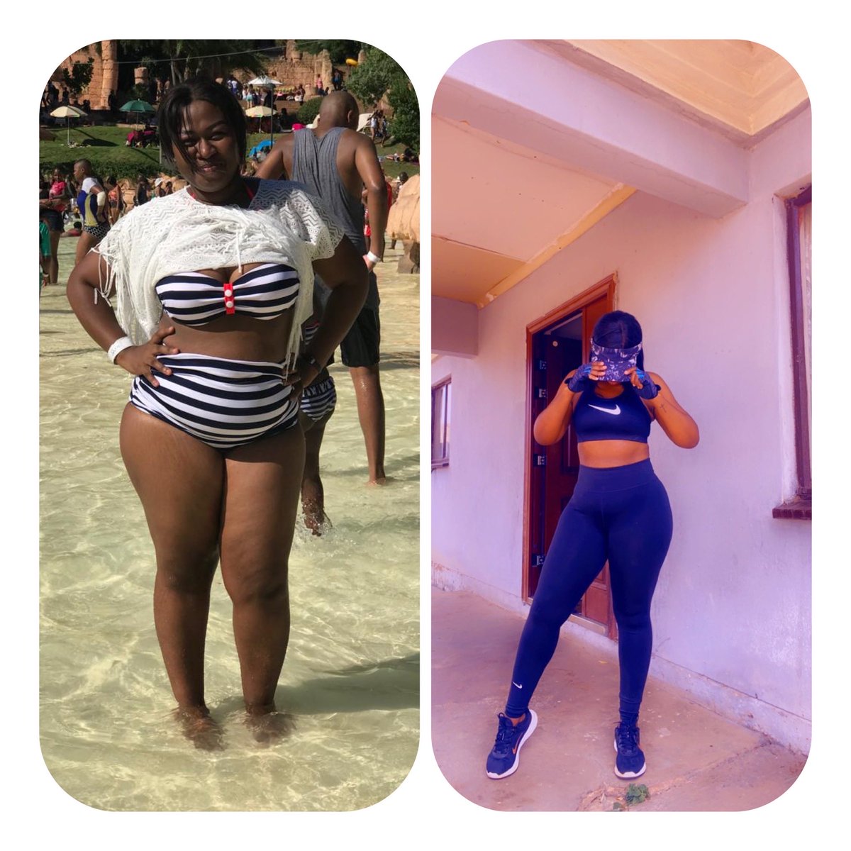 No matter how many times I fall I’ll always Get up and Show up.  2017 vs 2023 #Operation get the body back🙌🏿backTo75kg #fetchyourbody2023 #90dayswithoutsugar #runningwithsoleAC #runningwithtumisoloac #runningwithLulubel #transformation