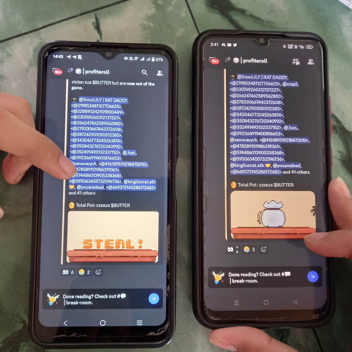 Grindin' $BUTTER with <a href="/Swagittarius_7/">Swagittarius</a> in school. Yes we know our priorities 😎🧈 <a href="/thebakerygg/">Butter</a>