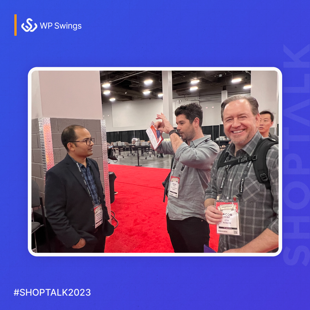 wpswings's tweet photo. Join @himanshurauthan, co-founder of @WPSwings at @shoptalk 2023!!
Get inspired by Chris Januszewski, Director of Business Development at @WooCommerce - @Automattic, and @santhan007, Senior Director, Product Management, at @Salesforce, and many more top industry professionals.😉 https://t.co/D7dnSv6vzP