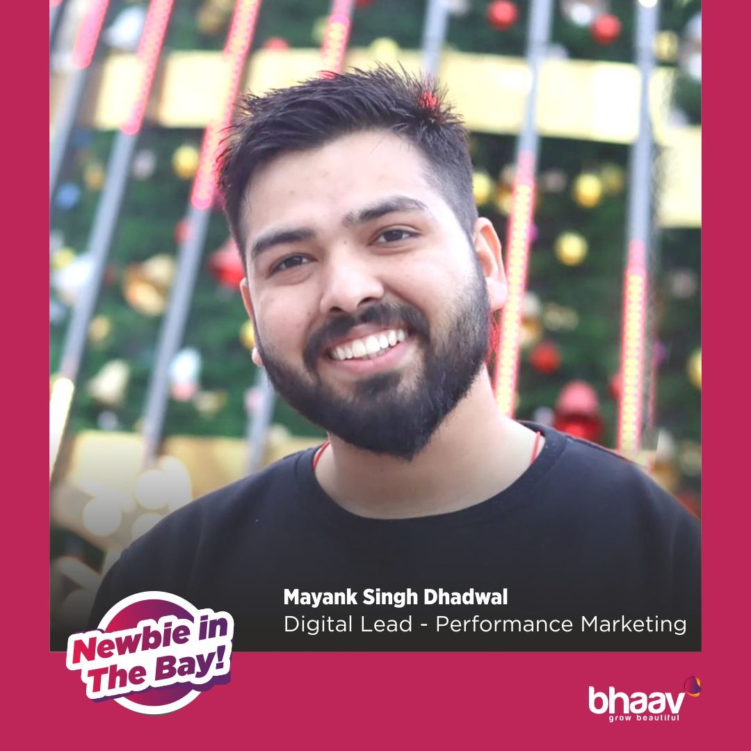 Welcome Mayank Singh Dhadwal, our new #DigitalLead for #PerformanceMarketing. With his extensive expertise in #DigitalMarketing, he brings a valuable perspective and energy to our team. Let's give him a warm welcome to the Bhaav team!

#NewbieInTheBay #NewJoinee #Bhaav