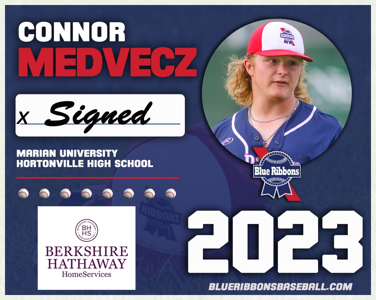 The Blue Ribbons welcome back left-handed pitcher Conner Medvecz, who returns for his third year with the team in 2023.  The southpaw saw limited action last season due to injury, but struck out more than a batter per inning in five relief outings. #blueribbonsbaseball