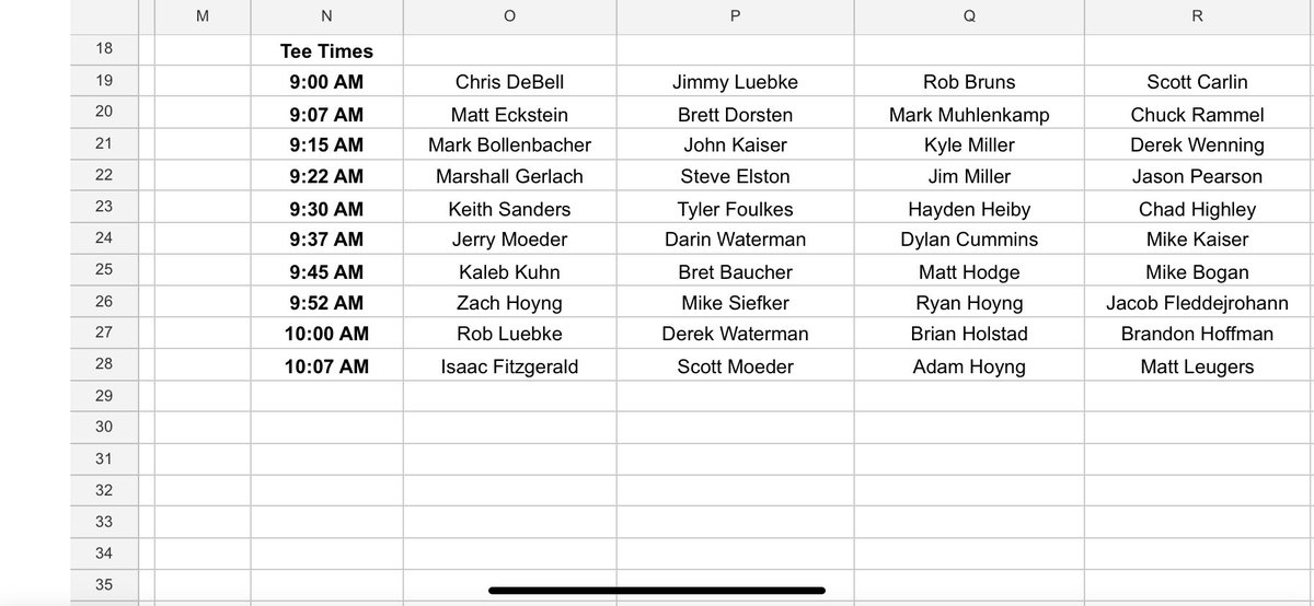 DMGBgolftour's tweet photo. Teams for the first event are here! https://t.co/Jj3ACmad4R