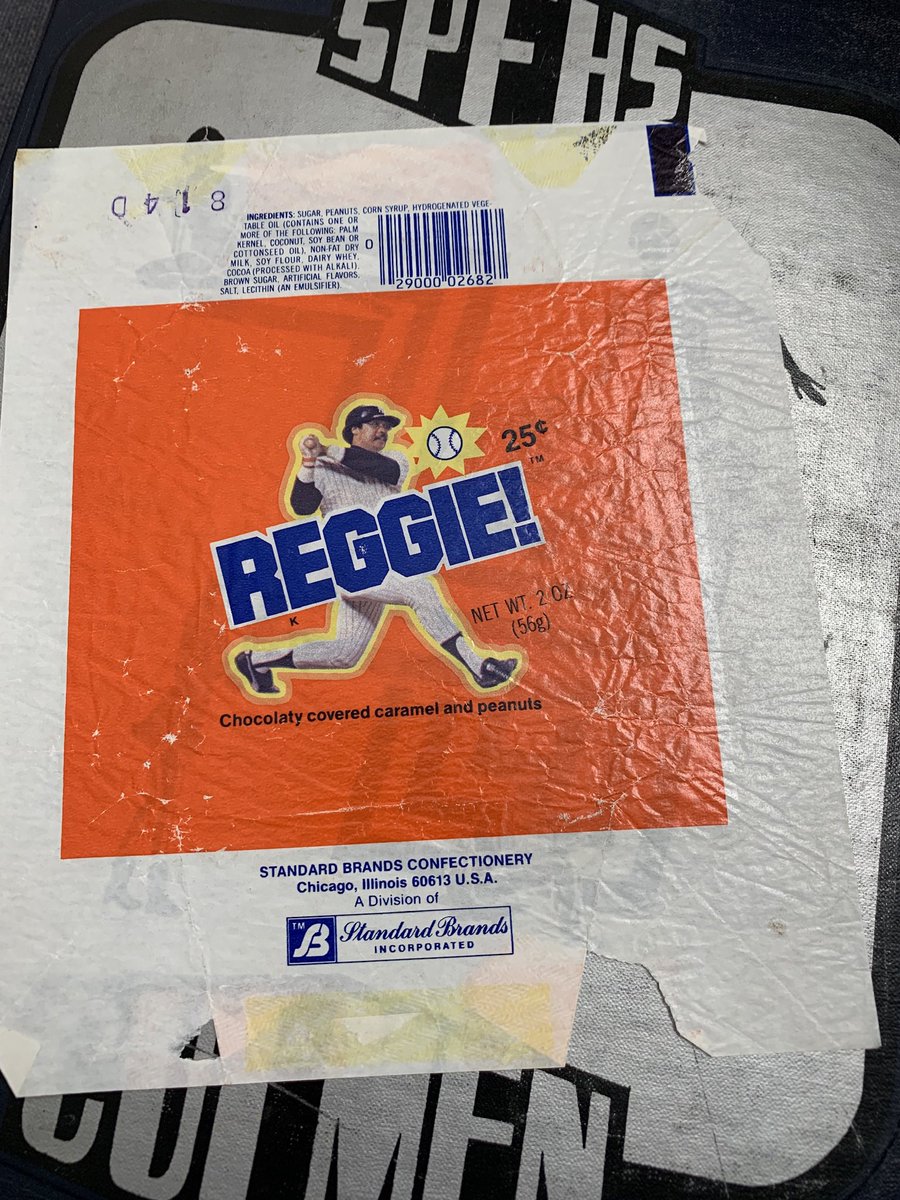 GeorgeFalkowski's tweet photo. For followers new and old, an excerpt from my book #MeetMeAtTheBat that comes from one of several chapters dedicated to #OpeningDay. Today we recall 1978 when it rained #ReggieBars @EarnedFunAvg @candy_nostalgia *actual wrapper from β78*
Book available on Amazon! #Yankees https://t.co/C0OSipdytP