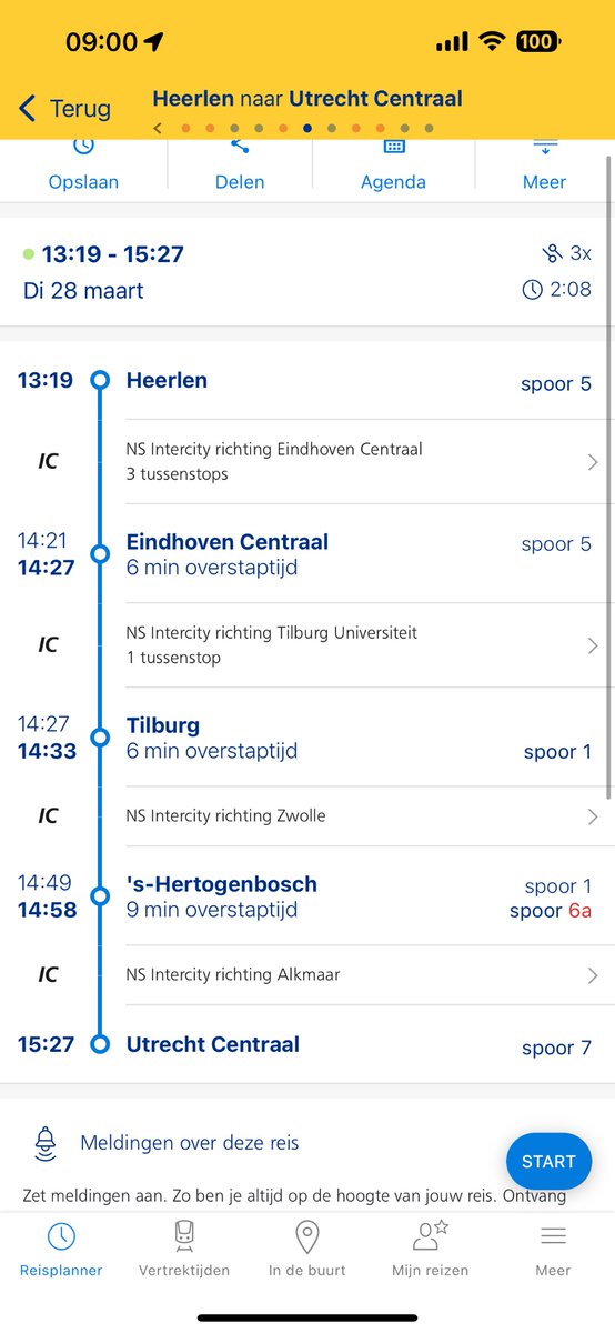 anthonydonker's tweet photo. @NS_online wat een hopeloos gedoe: een trein die niet kan wel meenemen in de planning waardoor de door ‘jullie’ opgegeven reisplanning niet kan! Knap, een trein met 0 minuten reistijd van Eindhoven naar Tilburg… https://t.co/le9dYuqxQm