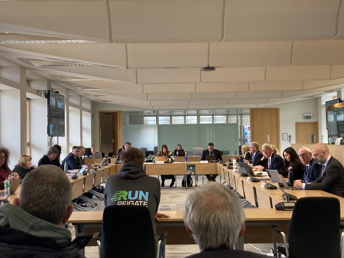 Busy and important County Council Cabinet meeting, discussing amongst other things ‘A Housing, Accommodation and Homes strategy for Surrey’, ‘Delivering in Partnership: Towns and villages’ and ‘Pathways to Employment’ - all really important for Surrey residents and its economy.