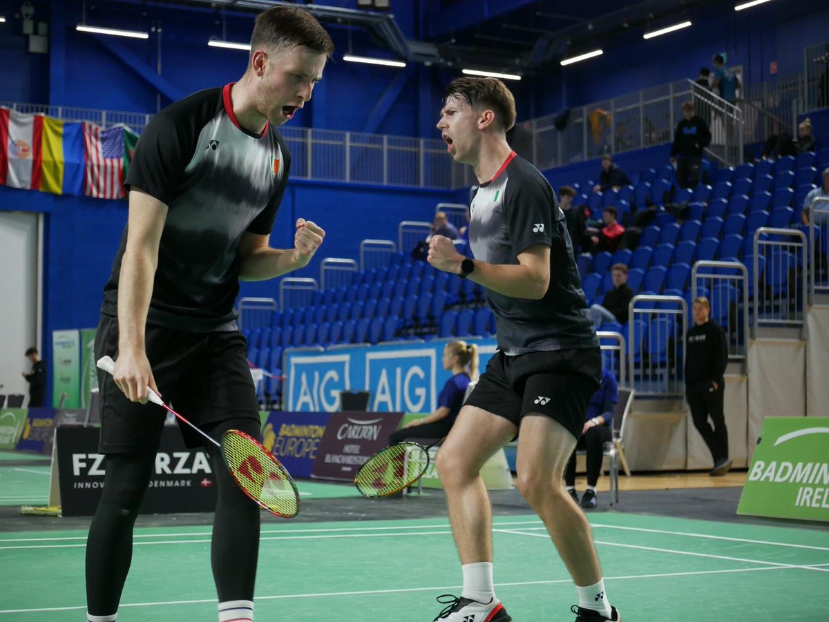 Badminton Ireland (@irishbadminton) on Twitter photo Massive win from Joshua Magee and Paul Reynolds ๐ฎ๐ช on the World Tour in Madrid Spain ๐ช๐ธ this afternoon.
The Irish are now into the main draw after beating Ondrej Kral and Adam Mendrek ๐จ๐ฟ 21-18 21-18.
The Irish will now face Mitsuhashi and Okamura ๐ฏ๐ต in the main draw ๐ชโ๏ธ Massive win from Joshua Magee and Paul Reynolds ๐ฎ๐ช on the World Tour in Madrid Spain ๐ช๐ธ this afternoon.
The Irish are now into the main draw after beating Ondrej Kral and Adam Mendrek ๐จ๐ฟ 21-18 21-18.
The Irish will now face Mitsuhashi and Okamura ๐ฏ๐ต in the main draw ๐ชโ๏ธ