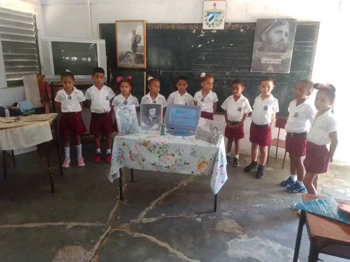 EscuelaFerrer's tweet photo. Se realiza el Evento de Colectivo científico del grado preescolar en la escuela primaria Juan Gualberto Gómez Ferrer del municipio Río Cauto.
#JuntarYVencer 
#RíoCauto
@dpegranma 
@EducacionRio 
@YodanisV
@DaimirisO https://t.co/b3V2dXBrSg