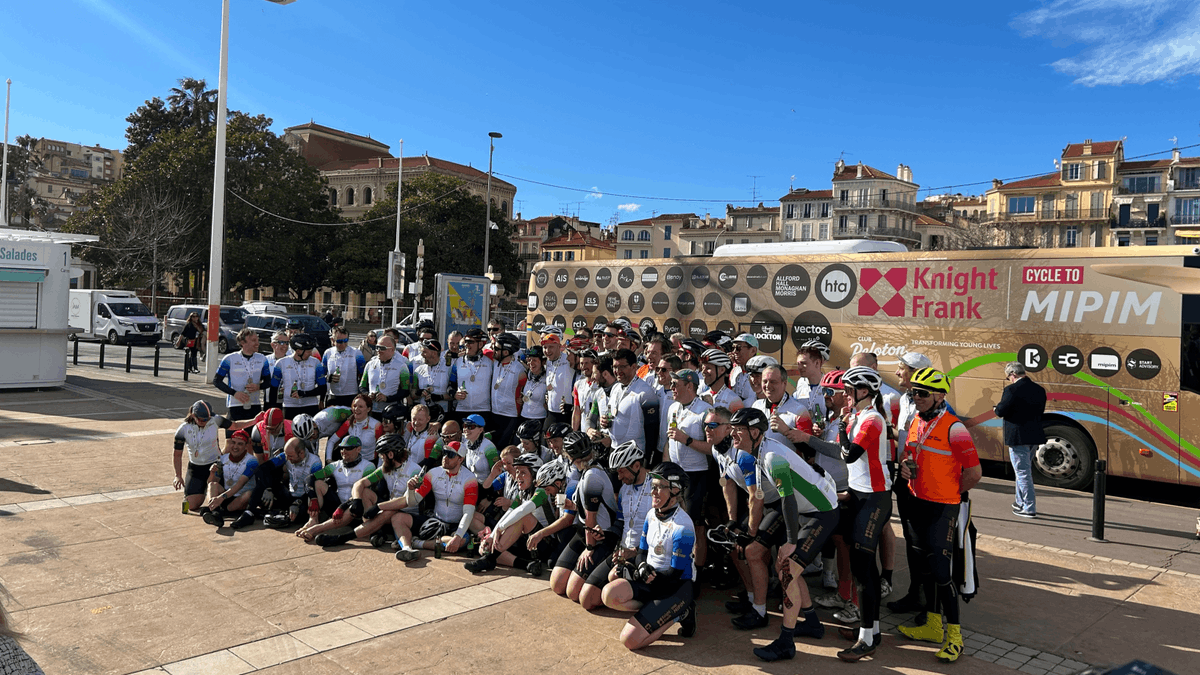 🙌 Thanks so much for your support everyone! Nick has raised over £3,700 for 4 amazing charities during his #CycleToMIPIM.

#NicksCycleToMIPIM #ClubPeloton #MIPIM
#CyclistsFightingCancer #CORAM #TomsTrust #MSATrust