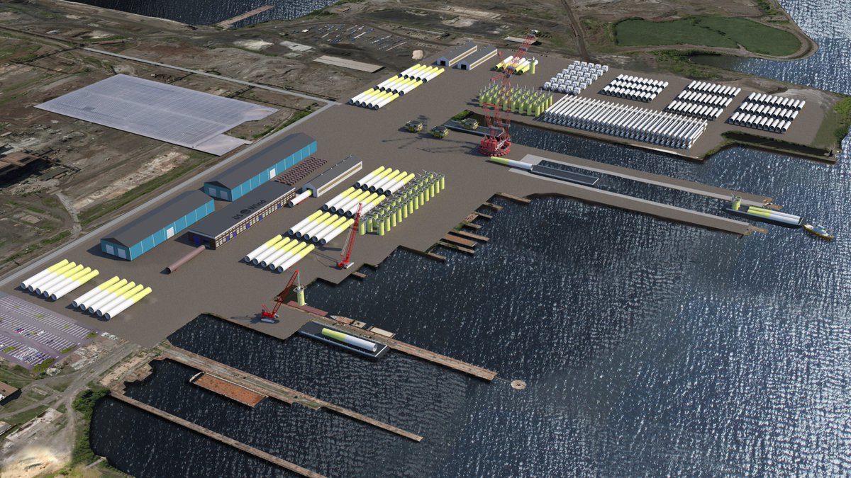 USWindInc's tweet photo. The partnership between US Wind and @HaizeaWindGroup to lead #SparrowsPointSteel will create one of the premier #offshorewind industrial facilities in the world right here in #Baltimore. @steelworkers https://t.co/O45yOaflsW https://t.co/8ZJcFVyJ0W