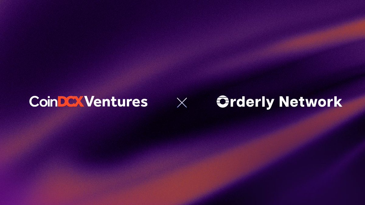 OrderlyNetwork's tweet photo. We are excited to announce that we have received backing from India's leading and most valued crypto company @CoinDCX.
Read more 👉🏼 https://t.co/iG7r5pTSti https://t.co/GGNomHpj3I