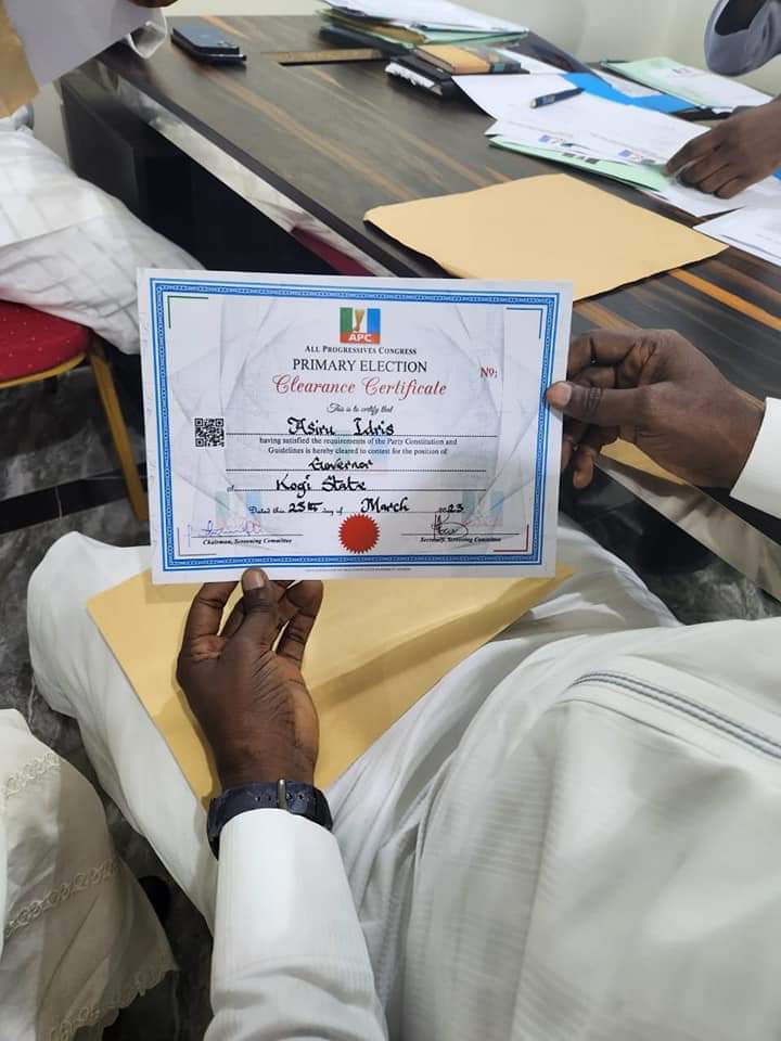 omo_aseda's tweet photo. MAAI
Next is Certificate of Return from INEC 
By God Grace

Congratulations your Excellency
Chief Mukadam Asiwaju Asiru Idris
Incoming Governor of Kogi State
@AsiruFoundation 
@AsiruFoundation https://t.co/gufGbHsgf6