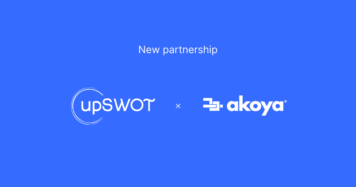 #upswotpartnerships

We are proud to partner with #Akoya and bring new generation of data insights to financial institutions in the US.

Press release:
lnkd.in/gHkgeE_k