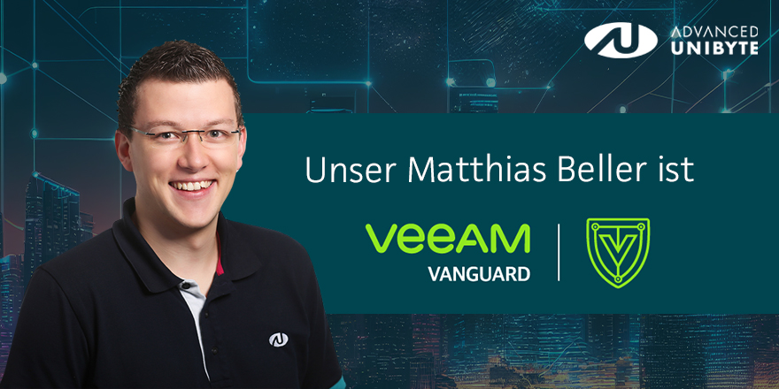 Advanced UniByte (@advancedunibyte) on Twitter photo /VEEAM VANGUARD
Läuft bei unserem Matthias Beller! Denn er wurde - neben ein paar Wenigen in Deutschland - zum <a href="/Veeam/">Veeam® Software</a> Vanguard ernannt. Wir freuen uns mit dir, Matze, und sind stolz darauf.
#veeamvanguard /VEEAM VANGUARD
Läuft bei unserem Matthias Beller! Denn er wurde - neben ein paar Wenigen in Deutschland - zum <a href="/Veeam/">Veeam® Software</a> Vanguard ernannt. Wir freuen uns mit dir, Matze, und sind stolz darauf.
#veeamvanguard