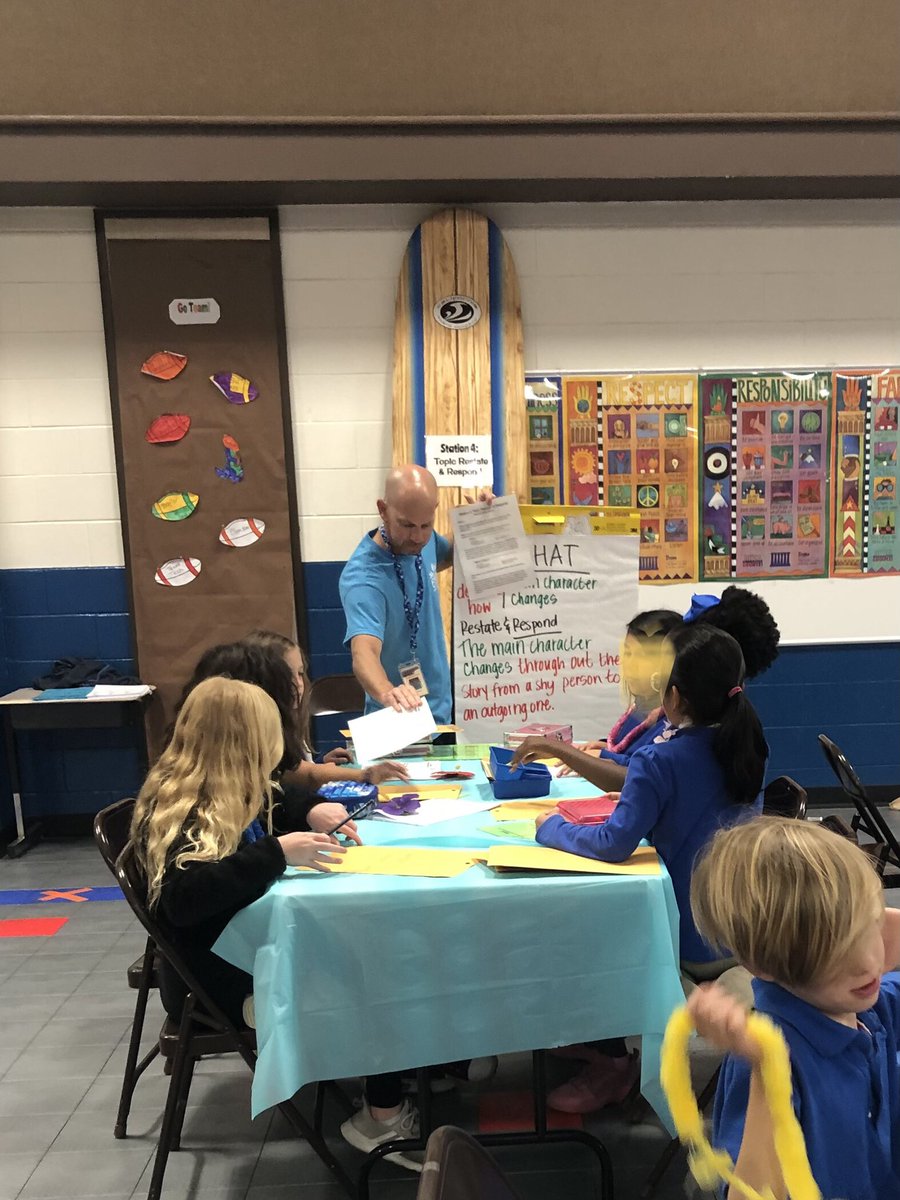 JeffPost2's tweet photo. What a treat to see @galvestonisd Oppe EL students participating in Writing Camp! Thank you Ms. Monges &amp; the Oppe staff for all you do for our kiddos! https://t.co/5LDnYPIH0D