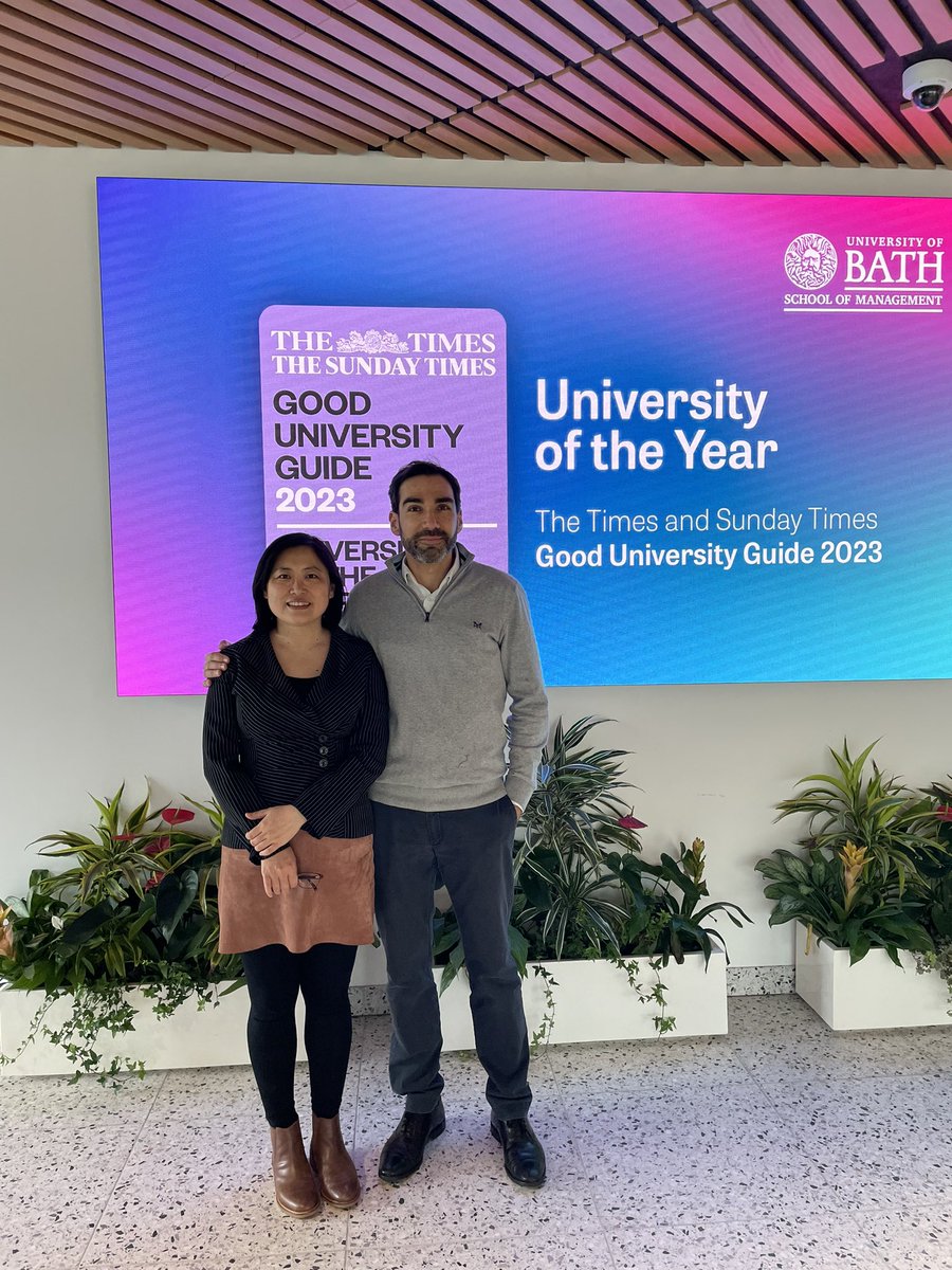 Good fun to catch up with an old friend and give a guest talk on risk profiling, SAA and liabilities matching at the School of Management at University of Bath today. Really grateful for a beautiful day, @RuXie_Finance 🙏🏽 #universityofbath #saa #WealthManagement