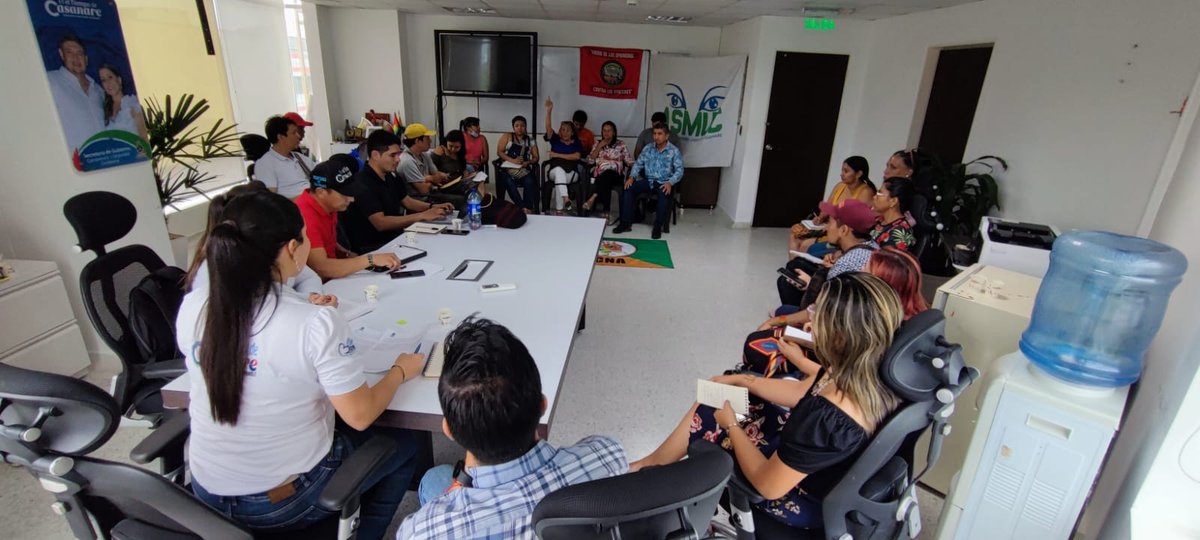 trochandosf's tweet photo. Organizaciones sociales y del Congreso de los Pueblos @C_Pueblos en #Casanare acudieron a la reunión de instalación y creación de la Mesa Departamental de Interlocución y Concertación con la Gobernación del departamento, un espacio acordado luego de la movilización del #8marzo https://t.co/61EOARE2Um