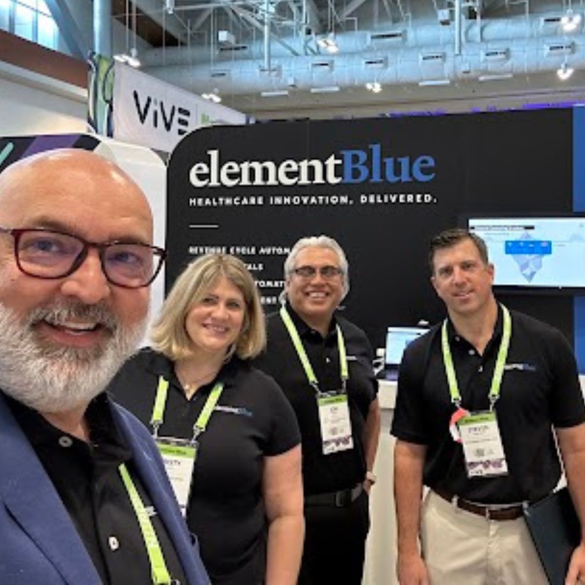 Element Blue (@elementblue1) on Twitter photo Team <a href="/ElementBlue1/">Element Blue</a> working #Vive2023! Stop by Booth 2056 & chat with <a href="/StevenGerhardt/">steven.gerhardt</a>, <a href="/JoeNieto/">Joe Nieto</a>, <a href="/KristyBlasey/">KRISTY BLASEY</a>, & @FarukBhagani about how #intelligentautomation can improve staff satisfaction & efficiency with fast ROI for your #healthcare system. #revenuecycle #UiPath #RPA #ai Team <a href="/ElementBlue1/">Element Blue</a> working #Vive2023! Stop by Booth 2056 & chat with <a href="/StevenGerhardt/">steven.gerhardt</a>, <a href="/JoeNieto/">Joe Nieto</a>, <a href="/KristyBlasey/">KRISTY BLASEY</a>, & @FarukBhagani about how #intelligentautomation can improve staff satisfaction & efficiency with fast ROI for your #healthcare system. #revenuecycle #UiPath #RPA #ai