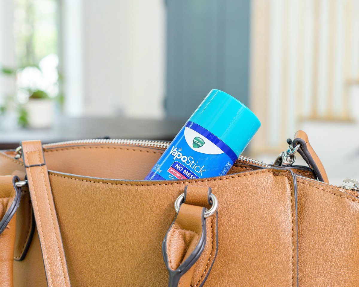 Let’s give it up for no-mess, non-medicated Vicks Vapors you can swipe on anywhere you go 👏

Thank you, Vicks VapoStick: spr.ly/6012Ms7y4