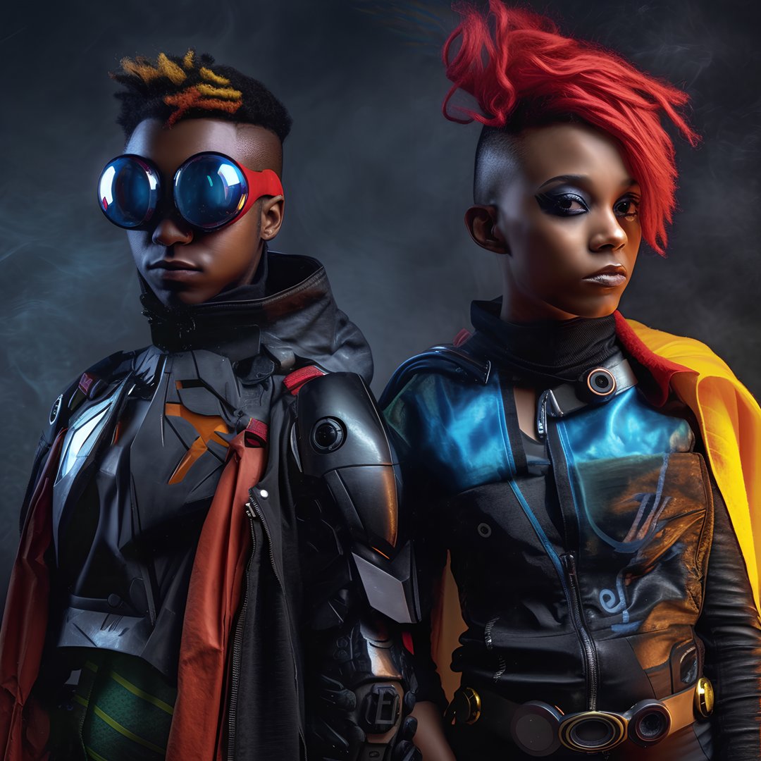 Attention all Cosplay Blerds! 🎭🦹🏿🧚🏿‍♂️🧝🏿‍♂️

Join us as we celebrate the many contributions of Black Cosplay Blerds in the industry. Let's suit up and dive into the world of Cosplay Blerds! 💥🎉 #CosplayBlerd #BlackCosplayers #NerdyandProud