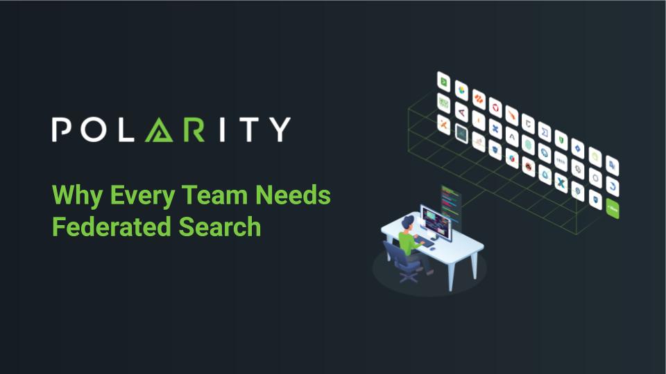 Polarity enables users to complete their work with both speed and thoroughness, confident that no stone remains unturned after just one search. hubs.ly/Q01JpZ5C0 
#cybersecurity #Business #CISO #infosec