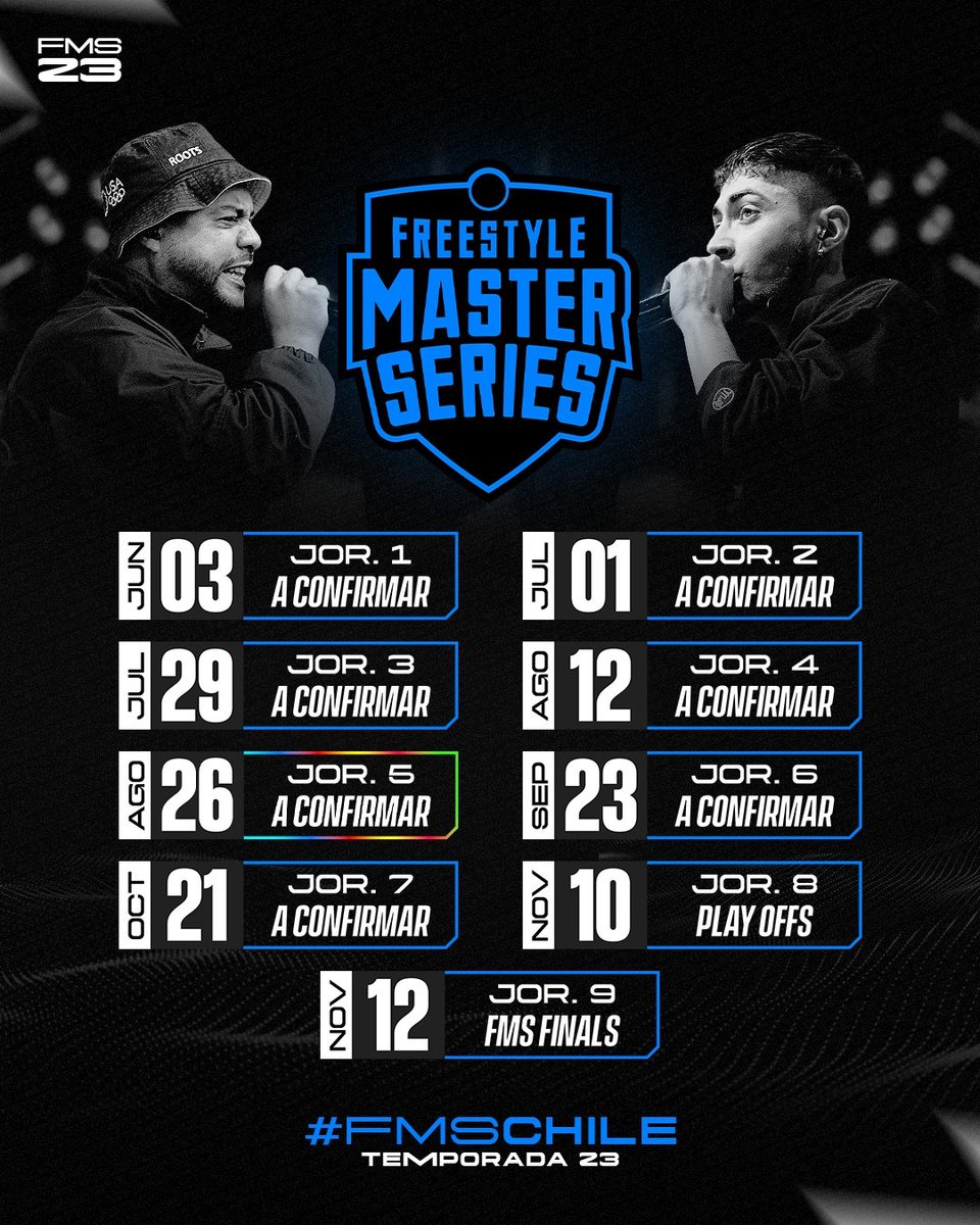 fmschileoficial's tweet image. 🗓️ ¡Con ustedes el calendario oficial de #FMSChile 2023! 🇨🇱

ℹ️ Pronto info sobre las jornadas y venta de entradas 

#FMS23 #REGENESIS