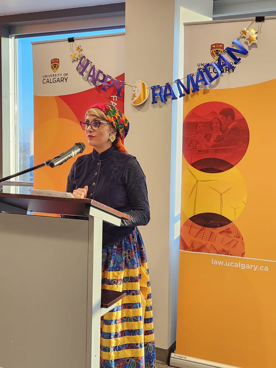 Last night, <a href="/UCalgaryLaw/">UCalgary Law</a>  celebrated the values of tolerance, acceptance, and compassion. We celebrated our Muslim law students at the faculty’s historical first Iftar! And for that, I am ever so grateful to Dean Holloway &amp; the Faculty! 
<a href="/JyotiGondek/">Jyoti Gondek</a> @LawDeanHolloway