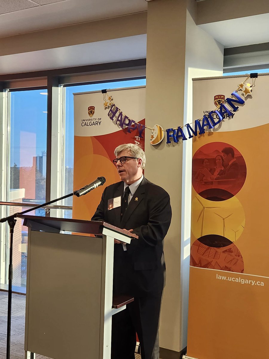 HaqSaliha's tweet photo. Last night, @UCalgaryLaw  celebrated the values of tolerance, acceptance, and compassion. We celebrated our Muslim law students at the faculty’s historical first Iftar! And for that, I am ever so grateful to Dean Holloway &amp; the Faculty! 
@JyotiGondek @LawDeanHolloway https://t.co/451ISs8Ze9