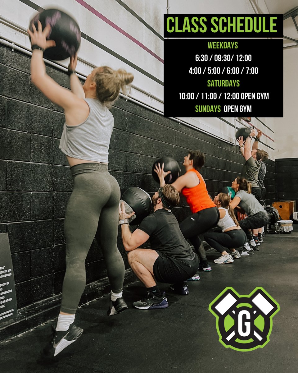 9:30ams have been a really good addition! 

Train before work.
After the school run.
On your lunch break.
After picking up the kids.
After work.
On weekends.

35 classes per week! With the best coaches and best community, and from one of the premier CrossFit boxes in the country.