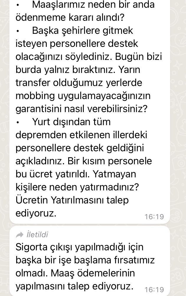 TipEmek's tweet photo. Restoranlarını kapatma kararı alan @kfcturkiye personellerine ikinci bir deprem daha yaşatıp işlerine son verdi.
Kalanların ne maaşı ödeniyor ne de SGK çıkışları olmadığı İçin iş bulabiliyorlar.
Deprem bölgesindeki emekçilerin yanlarında olacağız #KFCDepremi https://t.co/K3wRQjZWK8