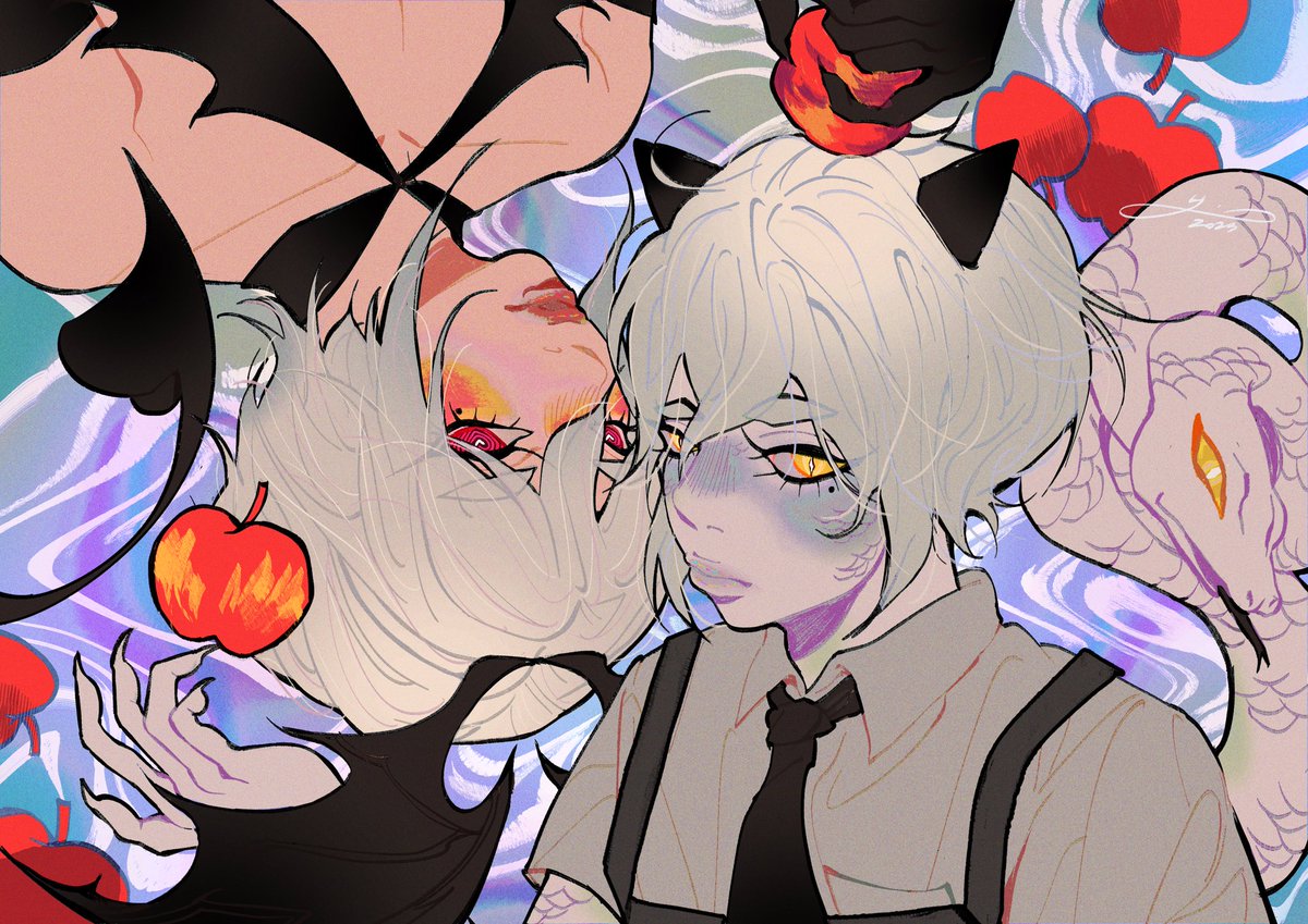 「love  &amp; trust  」|yasmine 🧠 DTIYS + comms openのイラスト
