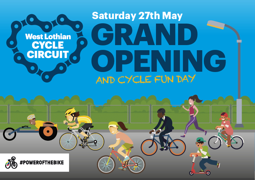 WL Cycle Circuit (@wlcyclecircuit) on Twitter photo Save the date for our Grand Opening!
Saturday 27th May
The fun-day will include free coaching, a parade, fun races, stalls and activities and nocturne racing
<a href="/ScottishCycling/">Scottish Cycling</a> <a href="/sportscotland/">sportscotland</a> <a href="/ActiveWL/">Active West Lothian</a> <a href="/SeeWestLothian/">Visit West Lothian</a> <a href="/CyclingWorlds/">2027 UCI Cycling Worlds Haute-Savoie Mont-Blanc</a> Save the date for our Grand Opening!
Saturday 27th May
The fun-day will include free coaching, a parade, fun races, stalls and activities and nocturne racing
<a href="/ScottishCycling/">Scottish Cycling</a> <a href="/sportscotland/">sportscotland</a> <a href="/ActiveWL/">Active West Lothian</a> <a href="/SeeWestLothian/">Visit West Lothian</a> <a href="/CyclingWorlds/">2027 UCI Cycling Worlds Haute-Savoie Mont-Blanc</a>