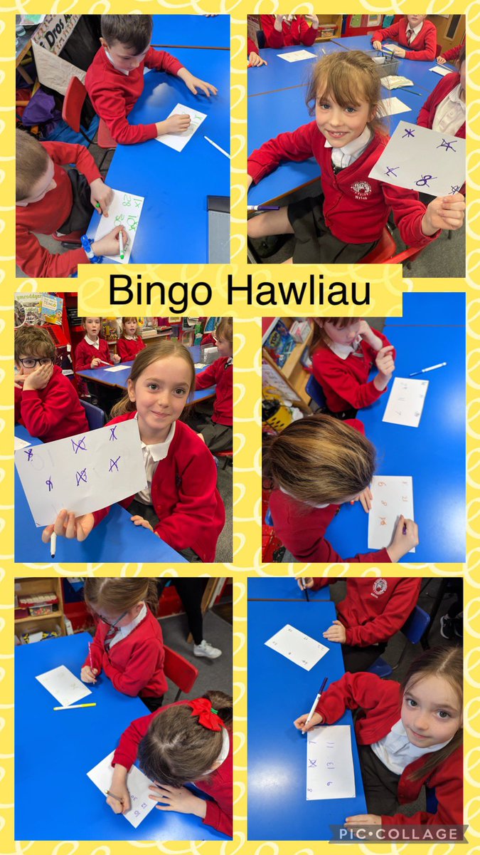 yggllynyforwyn's tweet photo. Buon niโn brysur yn trin a thrafod Hawliau Plant drwy chwarae y gem Bingo Hawliau #blwyddyn3 #hawliauplant @complantcymru #childrenrights @childcomwales #erthygl #CCUHP #4diben https://t.co/m2C0RKVGEi