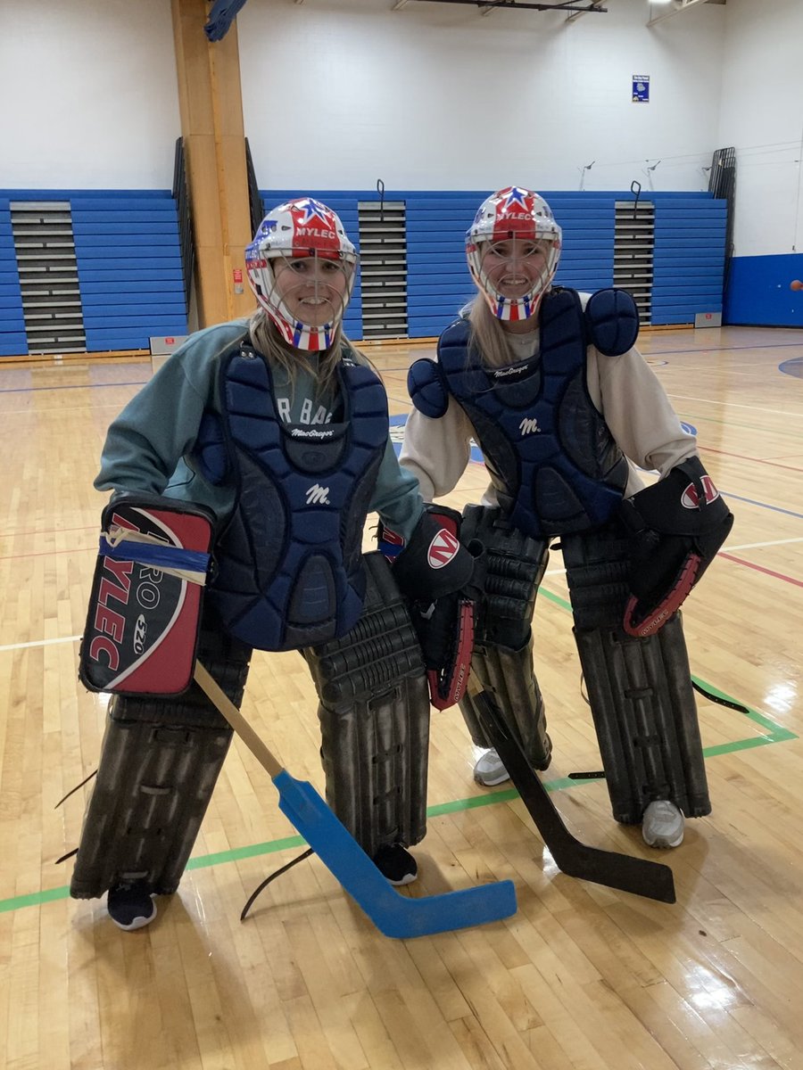 AldenHspe's tweet photo. Floor hockey 🏒 isn’t the same without goalies! Thank you to all our dedicated net minders! @aldenhs 🥅 https://t.co/VsBMhVYklj