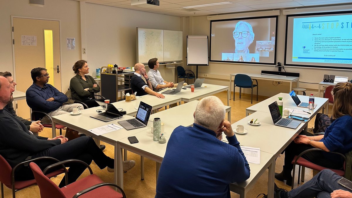 Our consortium met today, just ahead of the two-year mark! It was great to see all of our partners (in-person & online), and discuss topics such as trial progress, data collection, cases, and patient engagement (to name a few...). See you all in Ostrava Dec 1-2! #epeeps #h2020